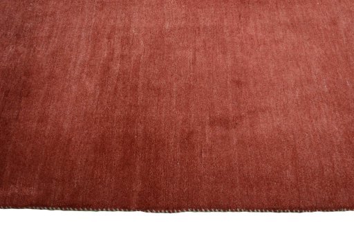 Close-up detail of New Persian Gabbeh rug from Iran / Persia showing Wool weave