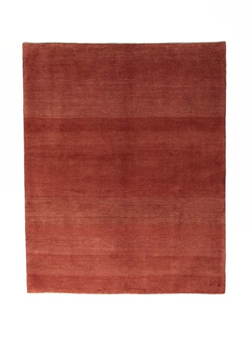 Full view of New Persian Gabbeh rug from Iran / Persia, 200 × 160 cm in Red tones