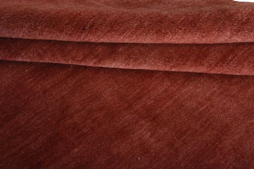 Full view of New Persian Gabbeh rug from Iran / Persia, 245 × 173 cm in Red tones