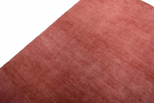 Backside of handmade New Persian Gabbeh rug showing knot structure and weave density