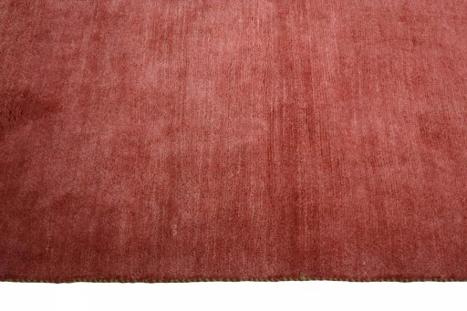 Close-up detail of New Persian Gabbeh rug from Iran / Persia showing Wool weave