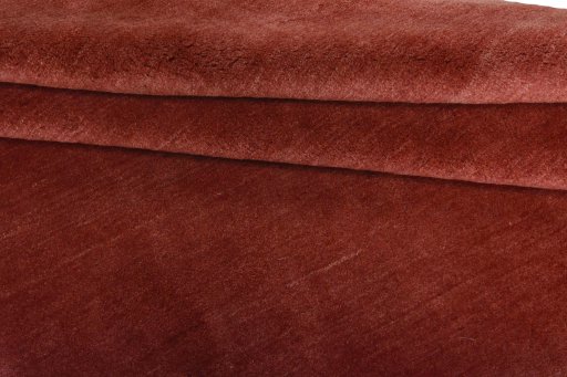 Full view of New Persian Gabbeh rug from Iran / Persia, 235 × 172 cm in Red tones
