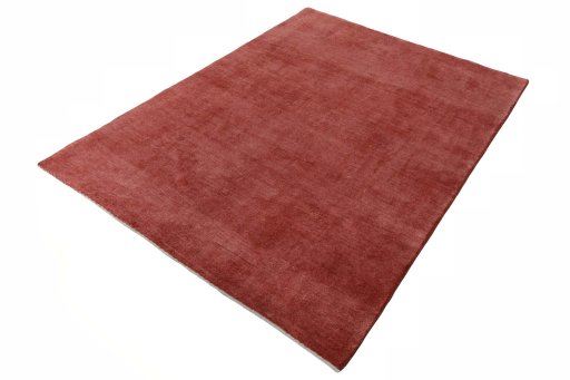 Corner detail of New Persian Gabbeh rug showing border pattern and Wool pile