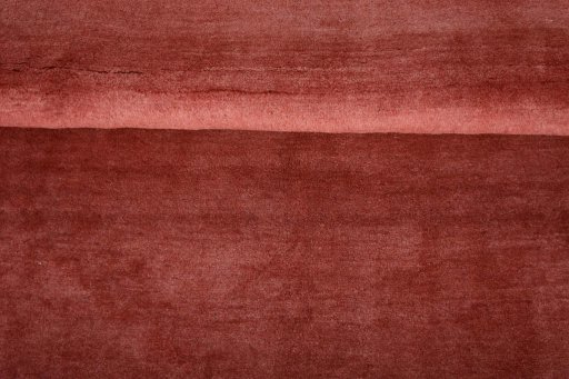 Full view of New Persian Gabbeh rug from Iran / Persia, 231 × 170 cm in Red tones