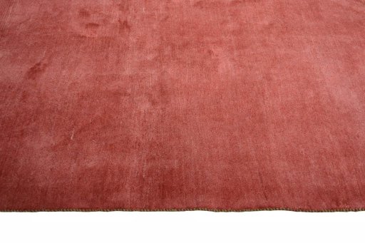 Close-up detail of New Persian Gabbeh rug from Iran / Persia showing Wool weave