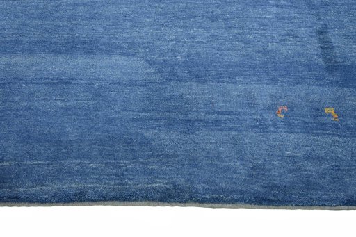 Central medallion detail of New Persian Gabbeh rug from Iran / Persia