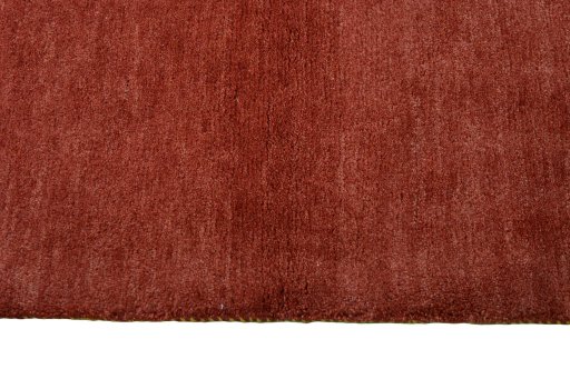 Close-up detail of New Persian Gabbeh rug from Iran / Persia showing Wool weave