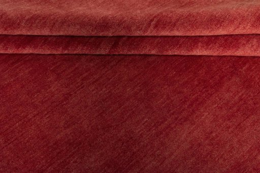 Close-up detail of New Persian Gabbeh rug from Iran / Persia showing Wool weave