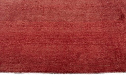 Close-up detail of New Persian Gabbeh rug from Iran / Persia showing Wool weave