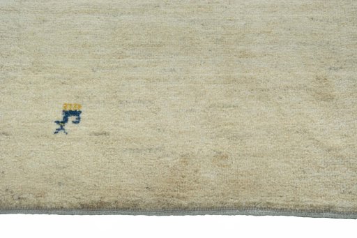 Central medallion detail of New Persian Gabbeh rug from Iran / Persia