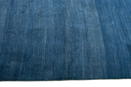 Close-up detail of New Persian Gabbeh rug from Iran / Persia showing Wool weave