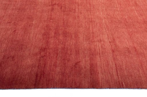 Close-up detail of New Persian Gabbeh rug from Iran / Persia showing Wool weave