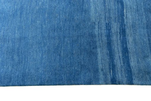 Close-up detail of New Persian Gabbeh rug from Iran / Persia showing Wool weave