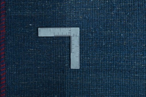 Close-up detail of New Persian Gabbeh rug from Iran / Persia showing Wool weave
