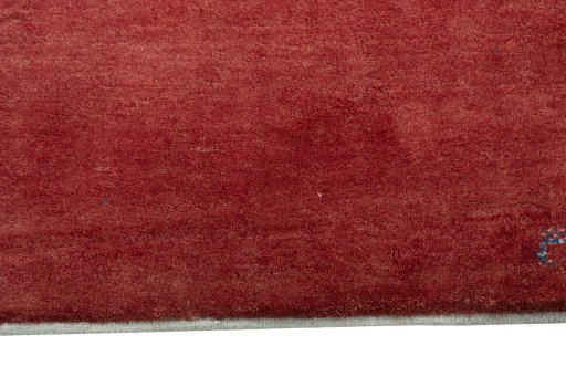 Central medallion detail of New Persian Gabbeh rug from Iran / Persia