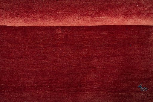 Full view of New Persian Gabbeh rug from Iran / Persia, 155 × 100 cm in Red tones