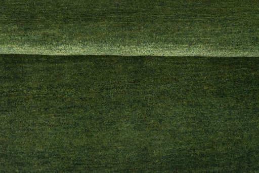 Full view of New Persian Gabbeh rug from Iran / Persia, 205 × 155 cm in Green tones