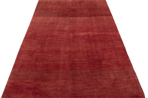 Surface texture of New Persian Gabbeh rug with natural Wool and intricate pattern
