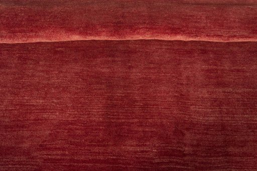 Full view of New Persian Gabbeh rug from Iran / Persia, 240 × 177 cm in Red tones