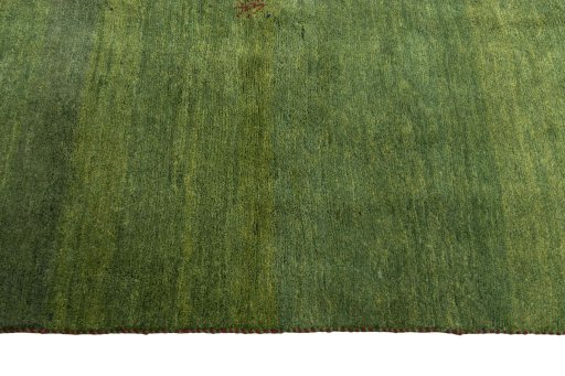 Close-up detail of New Persian Gabbeh rug from Iran / Persia showing Wool weave