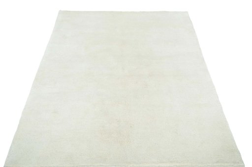Surface texture of New Persian Gabbeh rug with natural Wool and intricate pattern