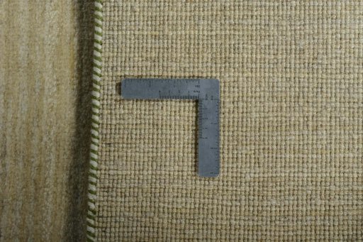 Close-up detail of New Persian Gabbeh rug from Iran / Persia showing Wool weave