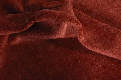 Corner detail of New Persian Gabbeh rug showing border pattern and Wool pile