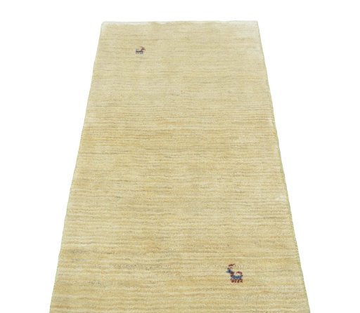 Surface texture of New Persian Gabbeh rug with natural Wool and intricate pattern