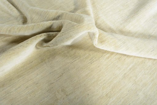 Corner detail of New Persian Gabbeh rug showing border pattern and Wool pile