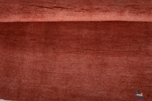 Full view of New Persian Gabbeh rug from Iran / Persia, 156 × 106 cm in Red tones