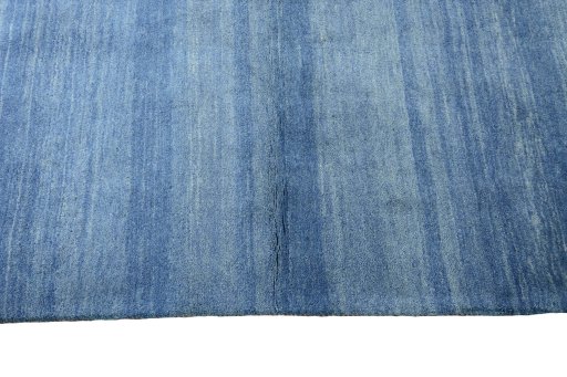 Close-up detail of New Persian Gabbeh rug from Iran / Persia showing Wool weave