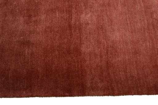 Close-up detail of New Persian Gabbeh rug from Iran / Persia showing Wool weave