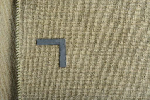 Close-up detail of New Persian Gabbeh rug from Iran / Persia showing Wool weave