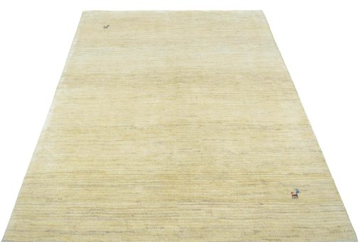 Surface texture of New Persian Gabbeh rug with natural Wool and intricate pattern