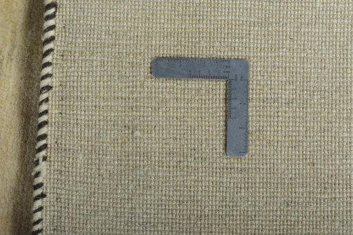 Close-up detail of New Persian Gabbeh rug from Iran / Persia showing Wool weave