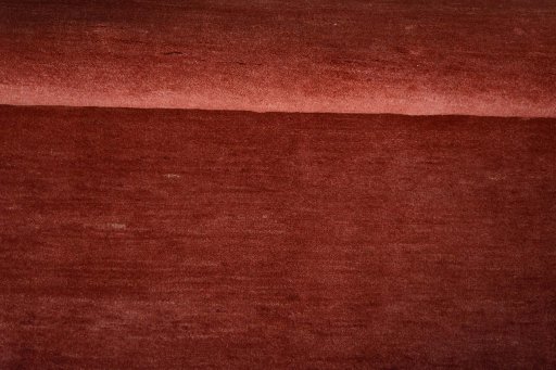 Full view of New Persian Gabbeh rug from Iran / Persia, 203 × 154 cm in Red tones