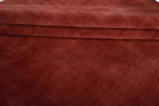 Full view of New Persian Gabbeh rug from Iran / Persia, 407 × 303 cm in Red tones