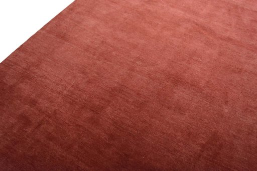 Backside of handmade New Persian Gabbeh rug showing knot structure and weave density