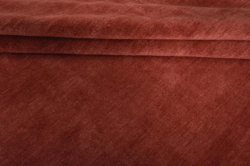 Full view of New Persian Gabbeh rug from Iran / Persia, 342 × 257 cm in Red tones