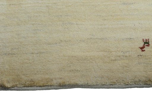 Central medallion detail of New Persian Gabbeh rug from Iran / Persia