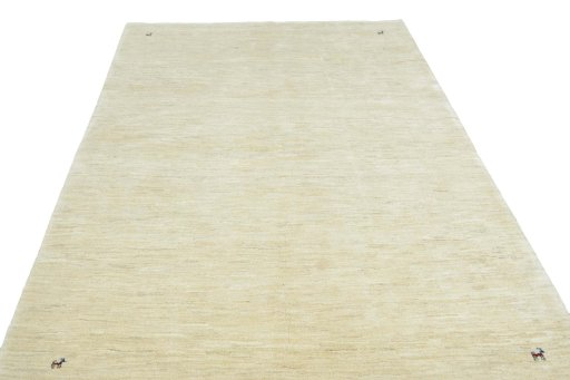 Surface texture of New Persian Gabbeh rug with natural Wool and intricate pattern