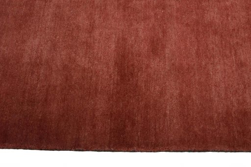 Close-up detail of New Persian Gabbeh rug from Iran / Persia showing Wool weave