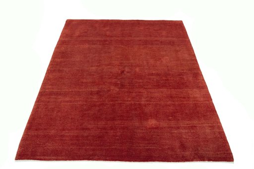 Surface texture of New Persian Gabbeh rug with natural Wool and intricate pattern