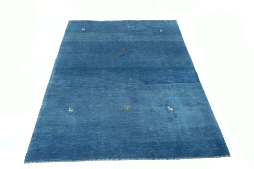 Surface texture of New Persian Gabbeh rug with natural Wool and intricate pattern