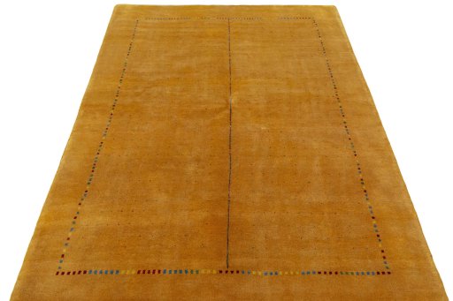 Surface texture of New Persian Gabbeh rug with natural Wool and intricate pattern
