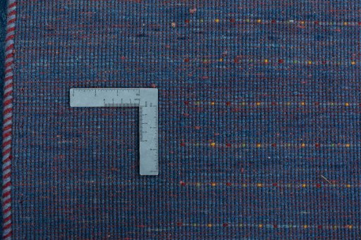 Close-up detail of New Persian Gabbeh rug from Iran / Persia showing Wool weave
