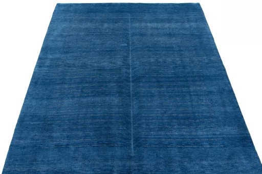 Surface texture of New Persian Gabbeh rug with natural Wool and intricate pattern
