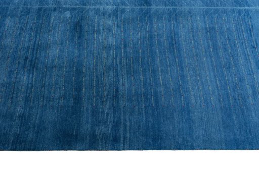 Close-up detail of New Persian Gabbeh rug from Iran / Persia showing Wool weave