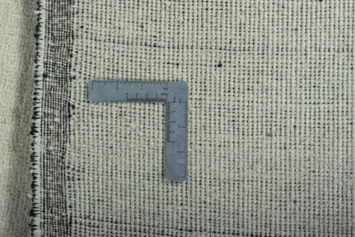 Close-up detail of New Persian Gabbeh rug from Iran / Persia showing Wool weave