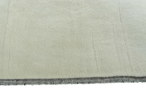 Close-up detail of New Persian Gabbeh rug from Iran / Persia showing Wool weave